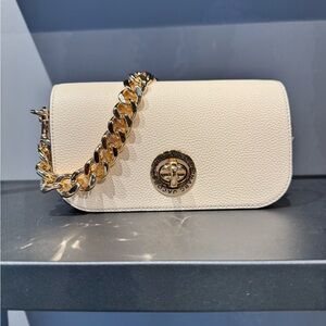 Marc Jacobs Turnlock Chain Convertible Shoulder Bag - Marshmallow